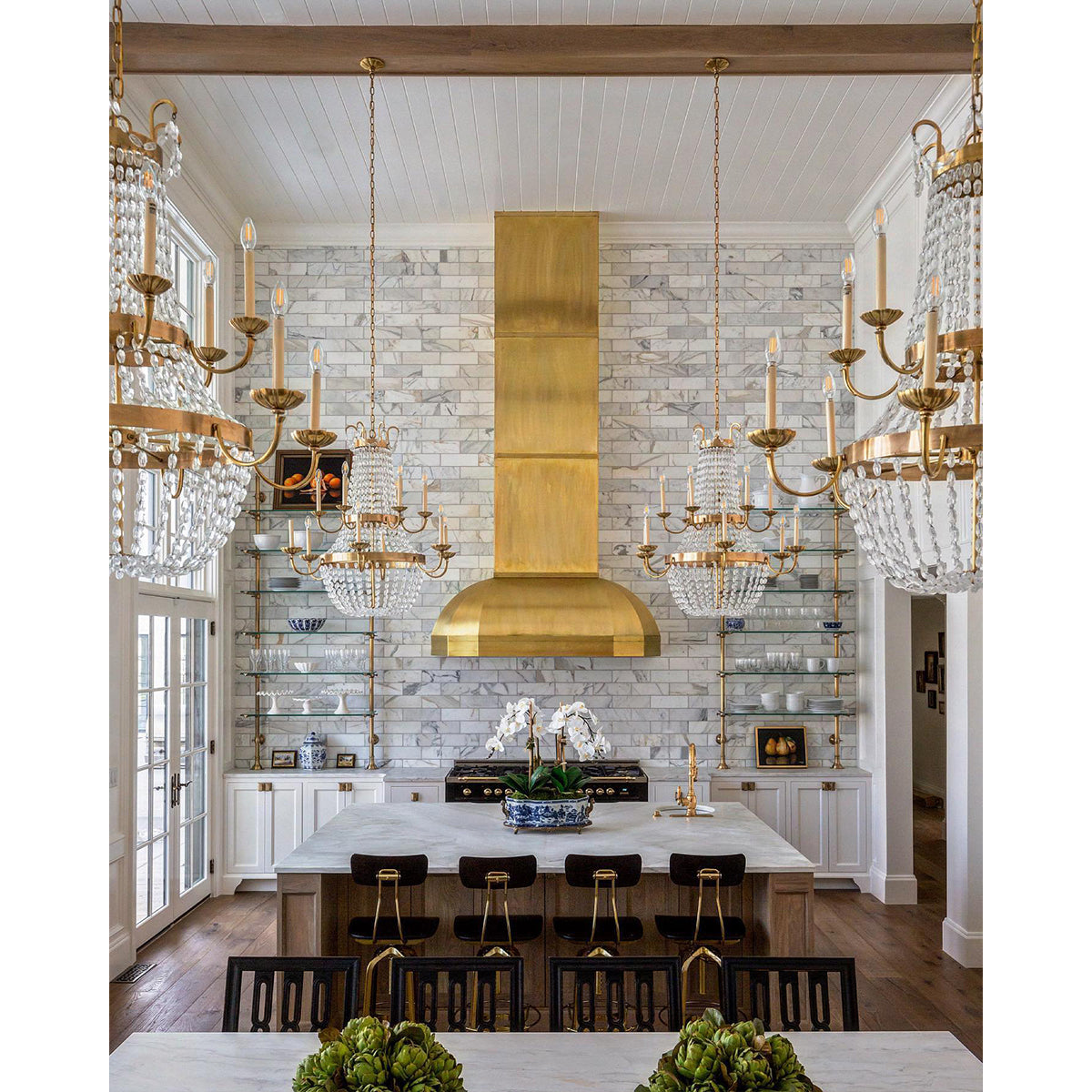 Luxinine Vintage Flea Market Crystal Chandelier