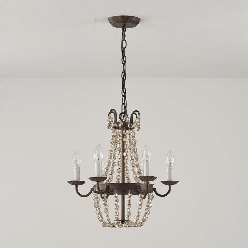 Luxinine Vintage Flea Market Crystal Chandelier