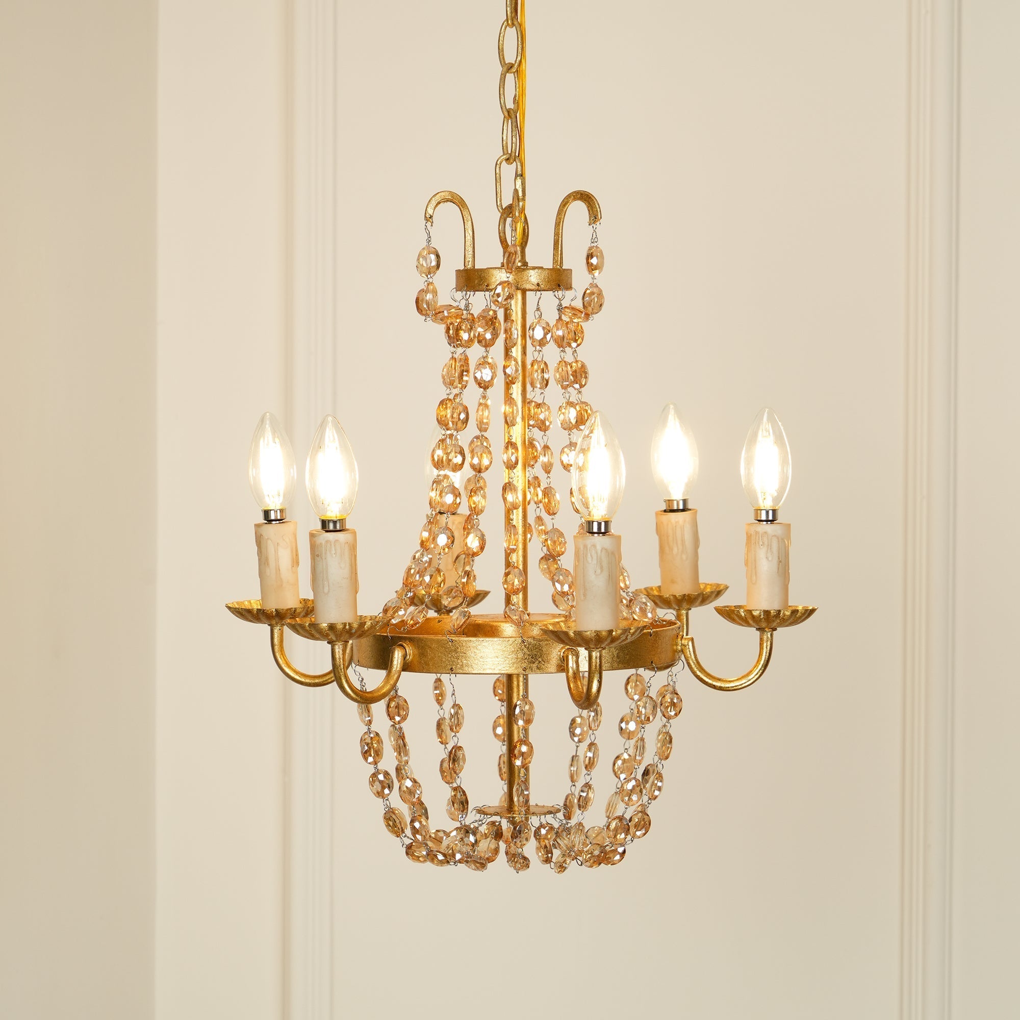 Luxinine Vintage Flea Market Crystal Chandelier