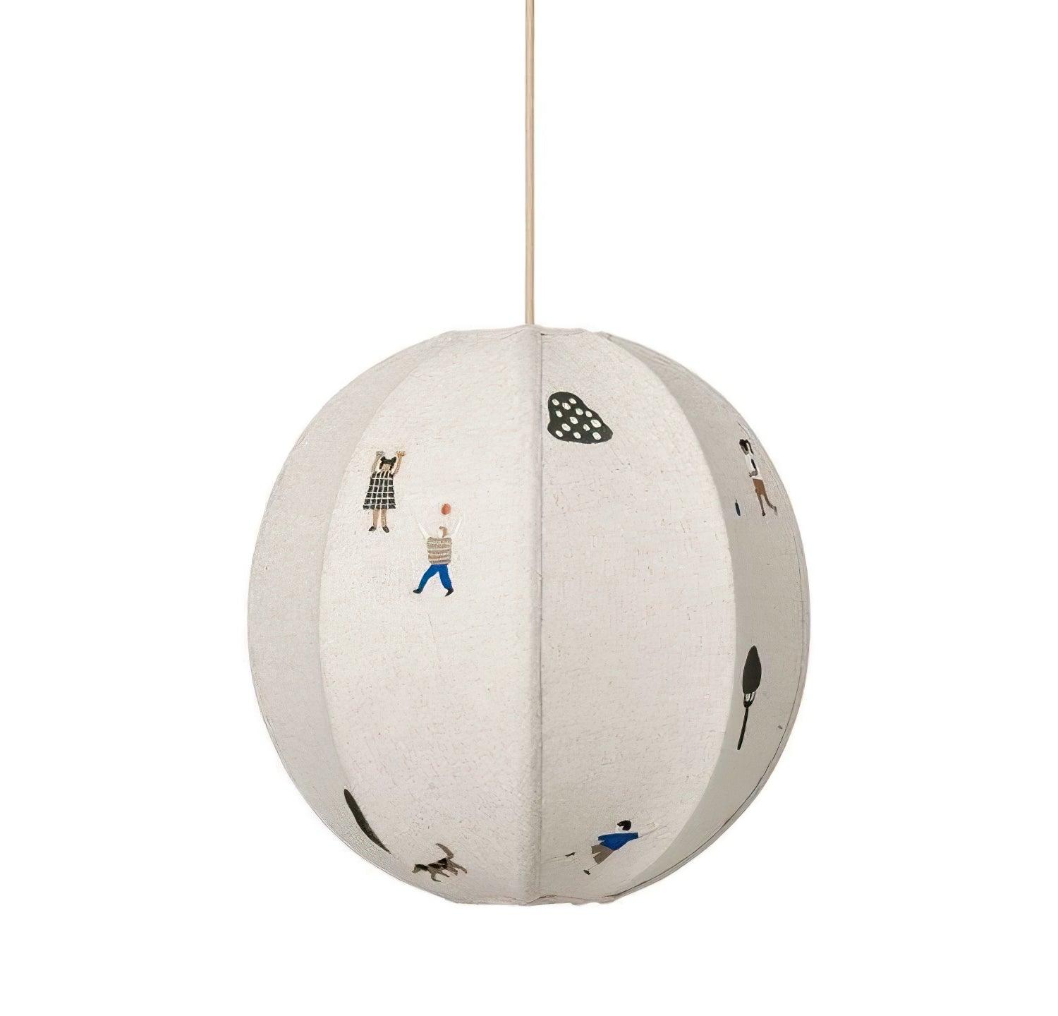 Avin Fabric Pendant Lamp-Neutral Decor