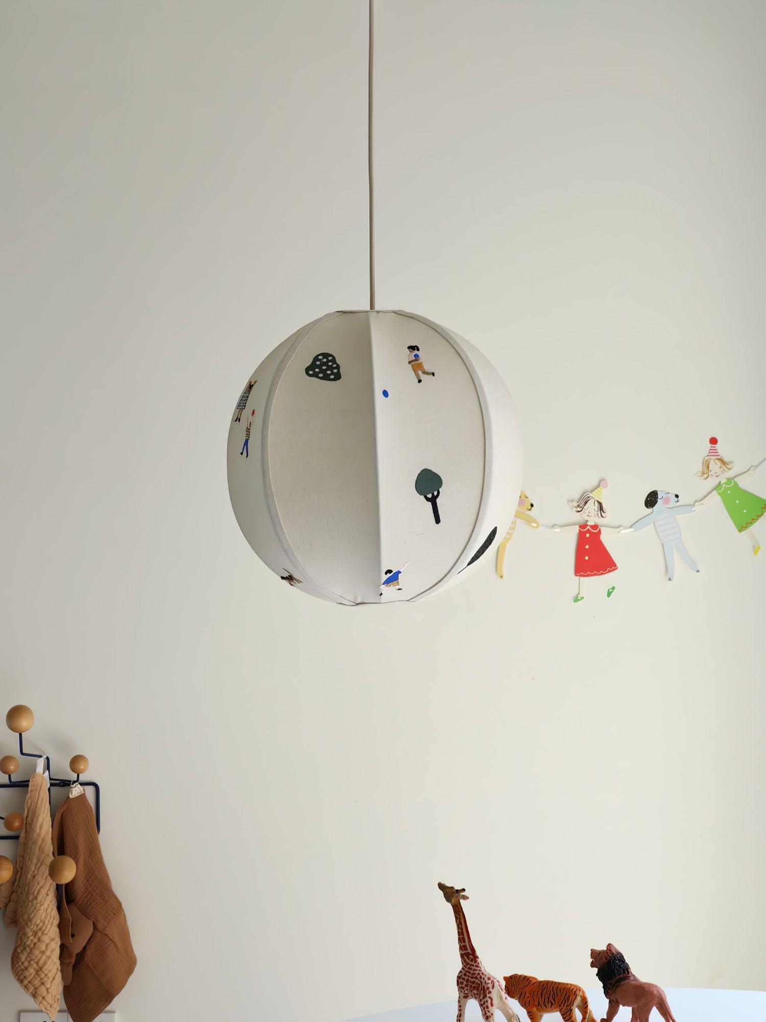Avin Fabric Pendant Lamp-Neutral Decor