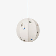 Elva Pendant Light Paper Ball Drawing - Neutralighting