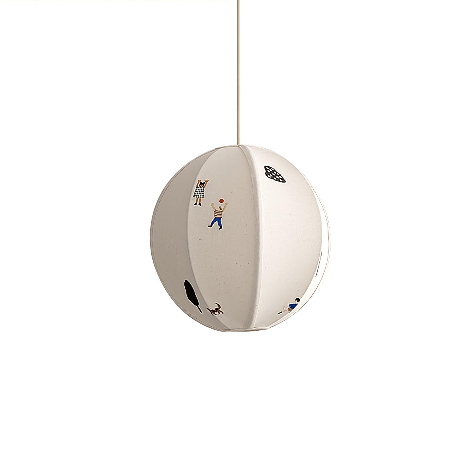 Avin Fabric Pendant Lamp-Neutral Decor