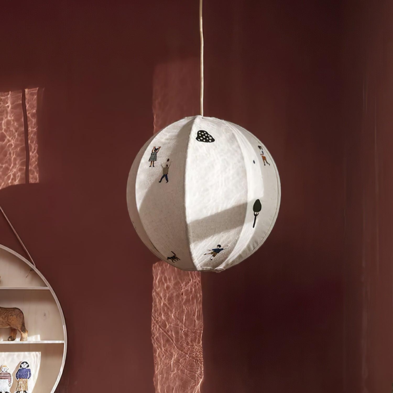 Avin Fabric Pendant Lamp-Neutral Decor