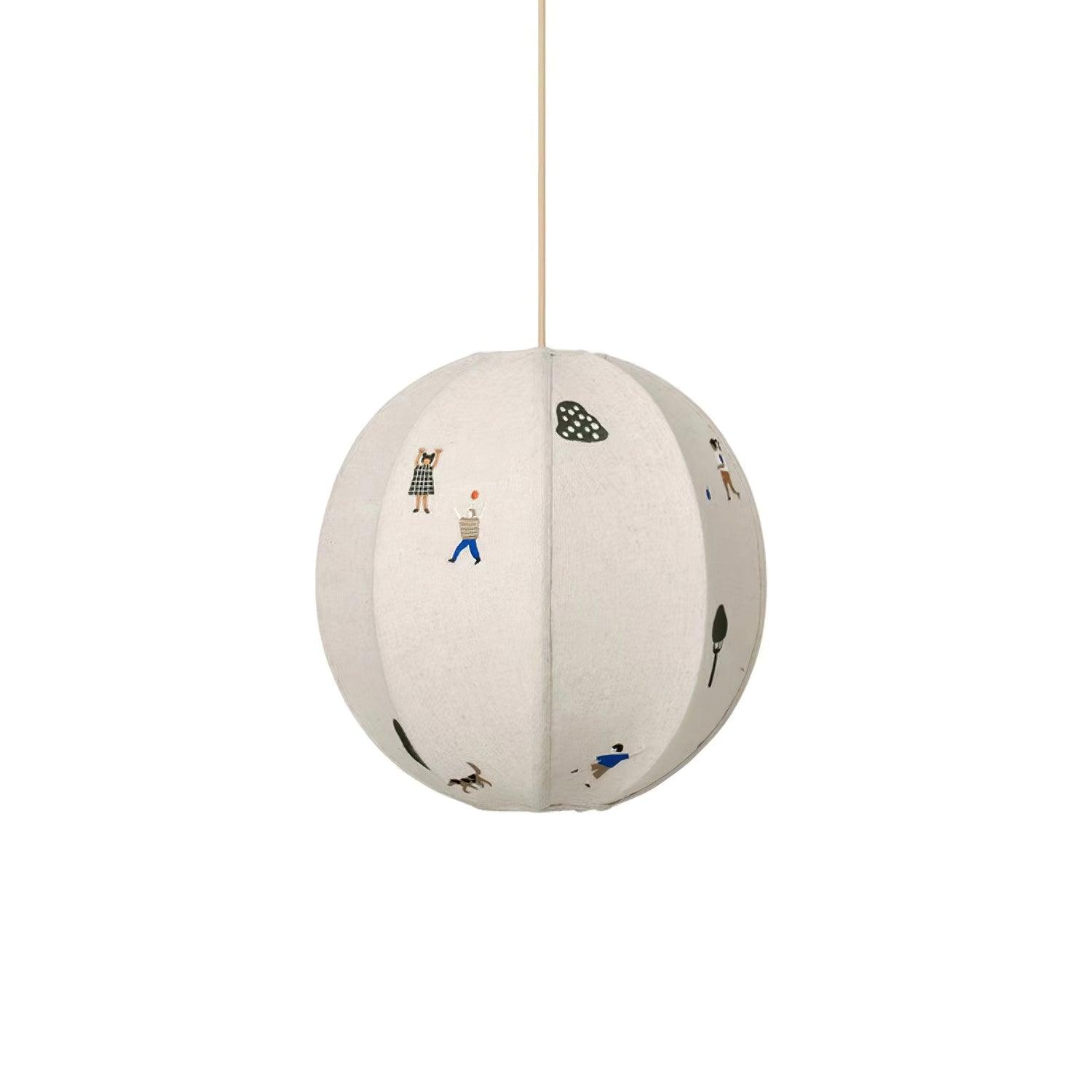 Avin Fabric Pendant Lamp-Neutral Decor