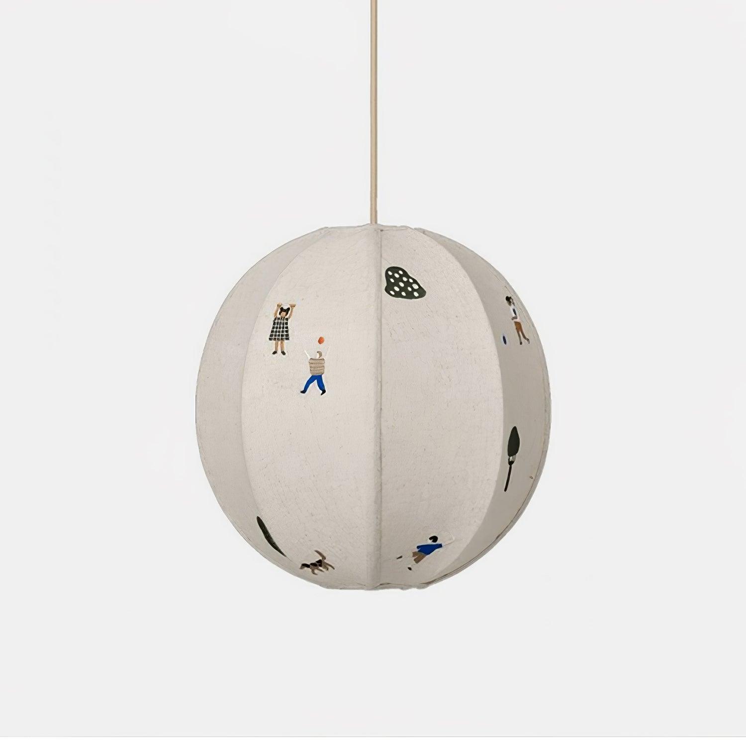 Avin Fabric Pendant Lamp-Neutral Decor