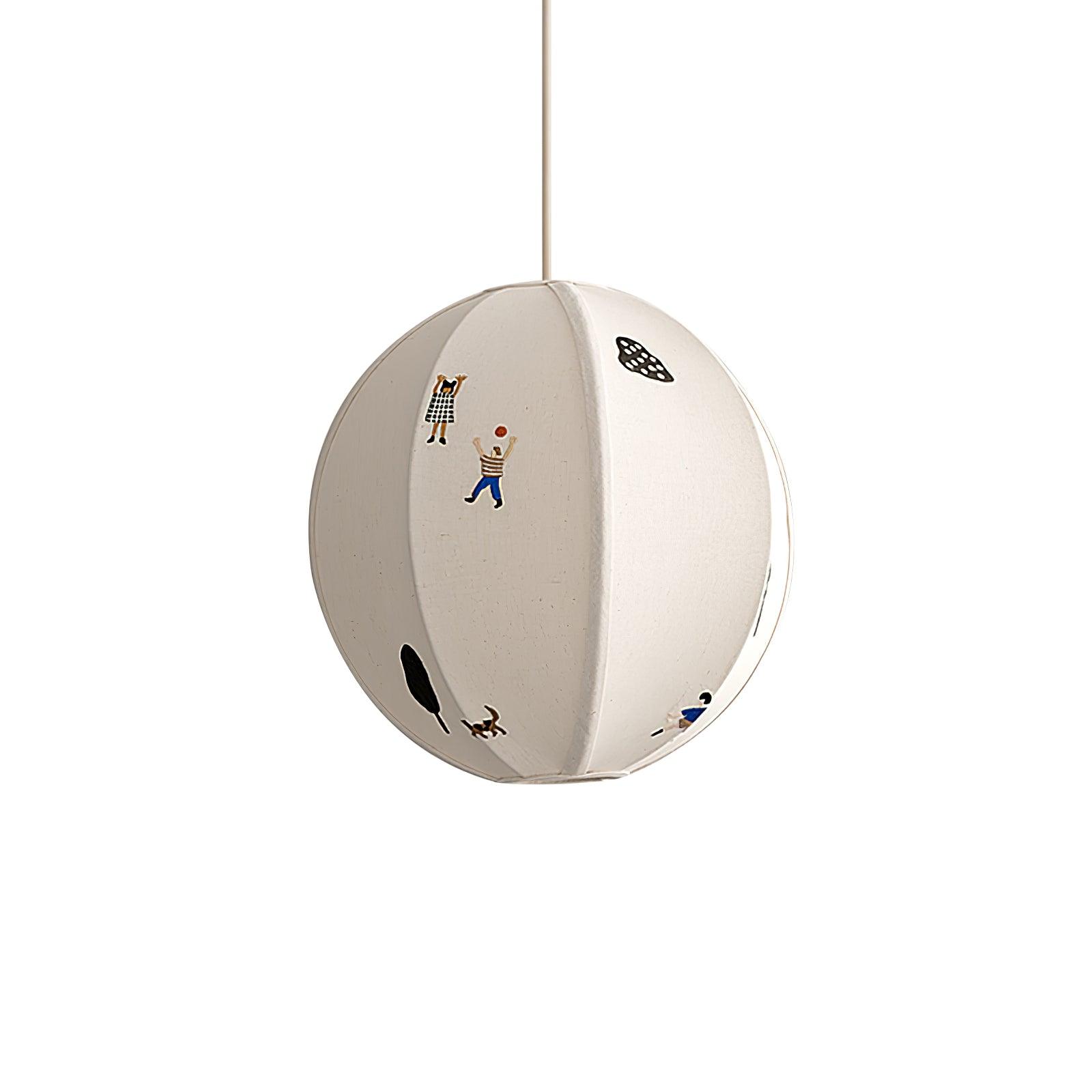 Avin Fabric Pendant Lamp-Neutral Decor