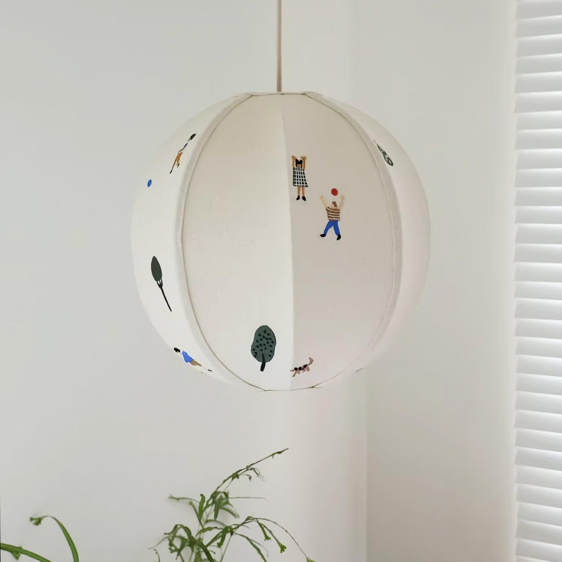 Avin Fabric Pendant Lamp-Neutral Decor
