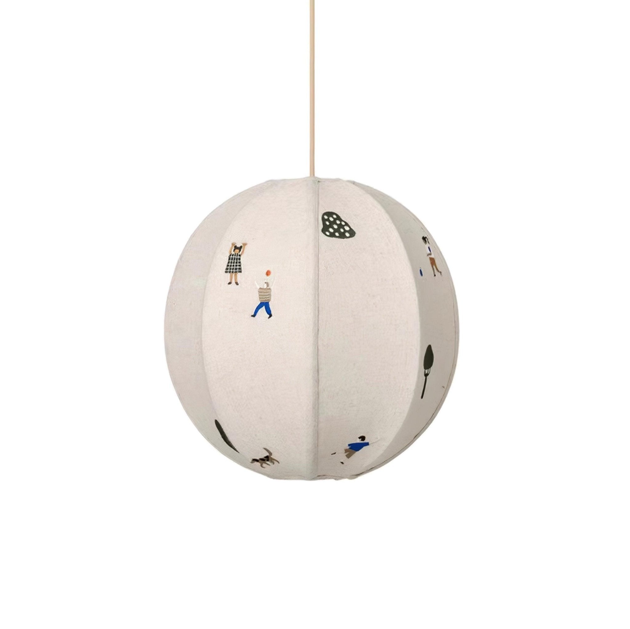 Avin Fabric Pendant Lamp-Neutral Decor