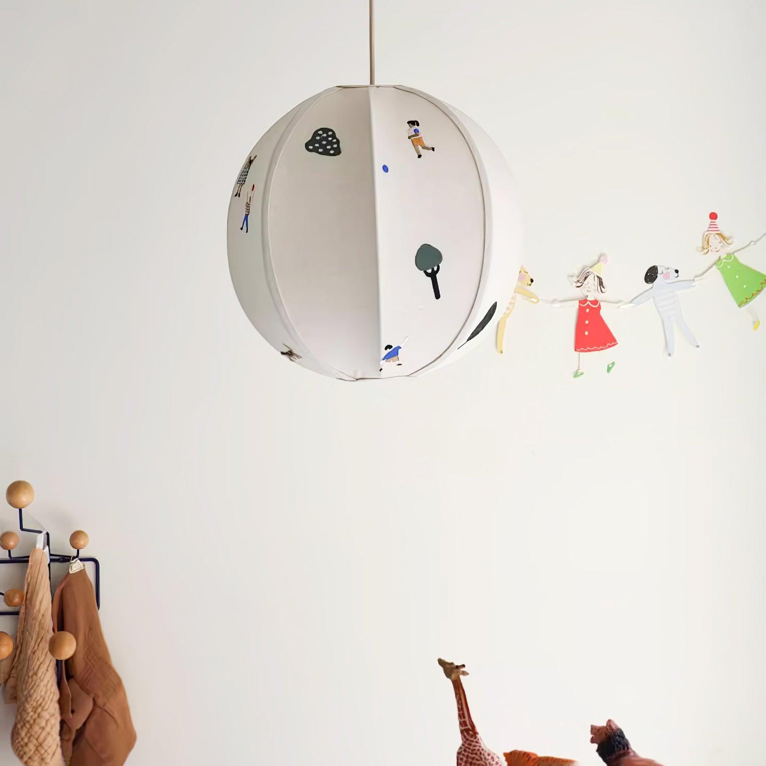 Avin Fabric Pendant Lamp-Neutral Decor