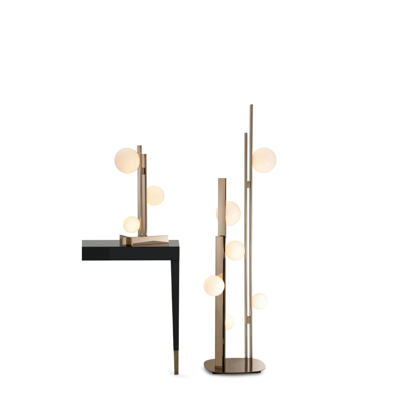 Raven Stainless steel Floor Lamp-Neutral Decor