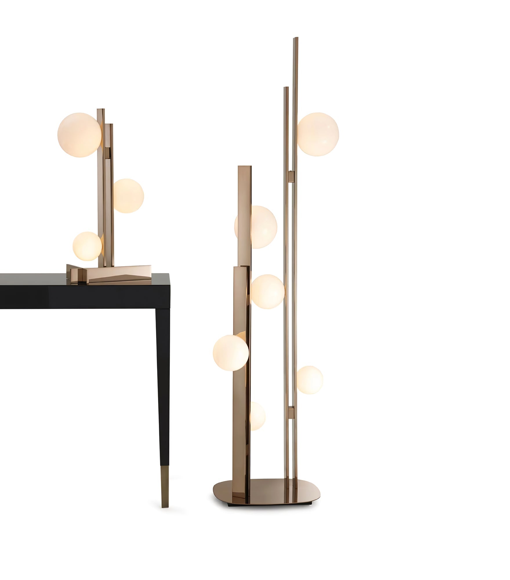 Raven Stainless steel Floor Lamp-Neutral Decor