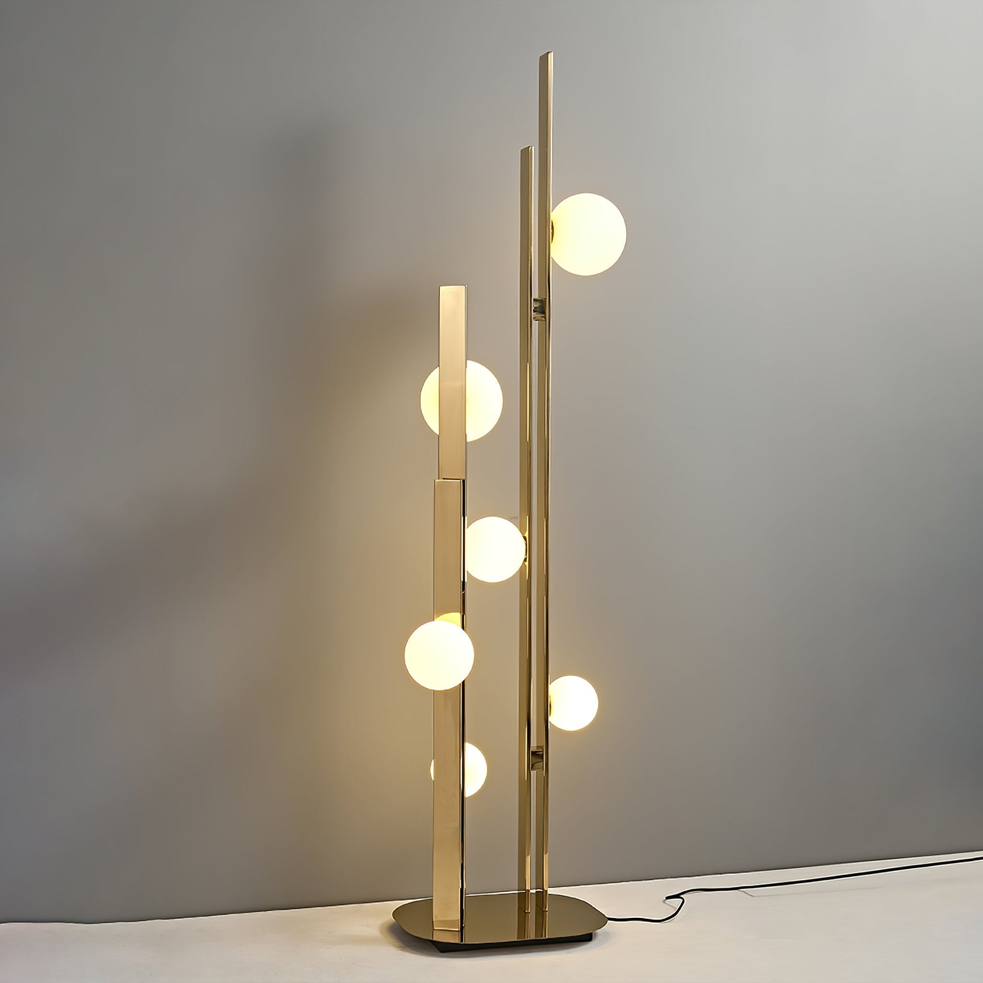 Raven Stainless steel Floor Lamp-Neutral Decor