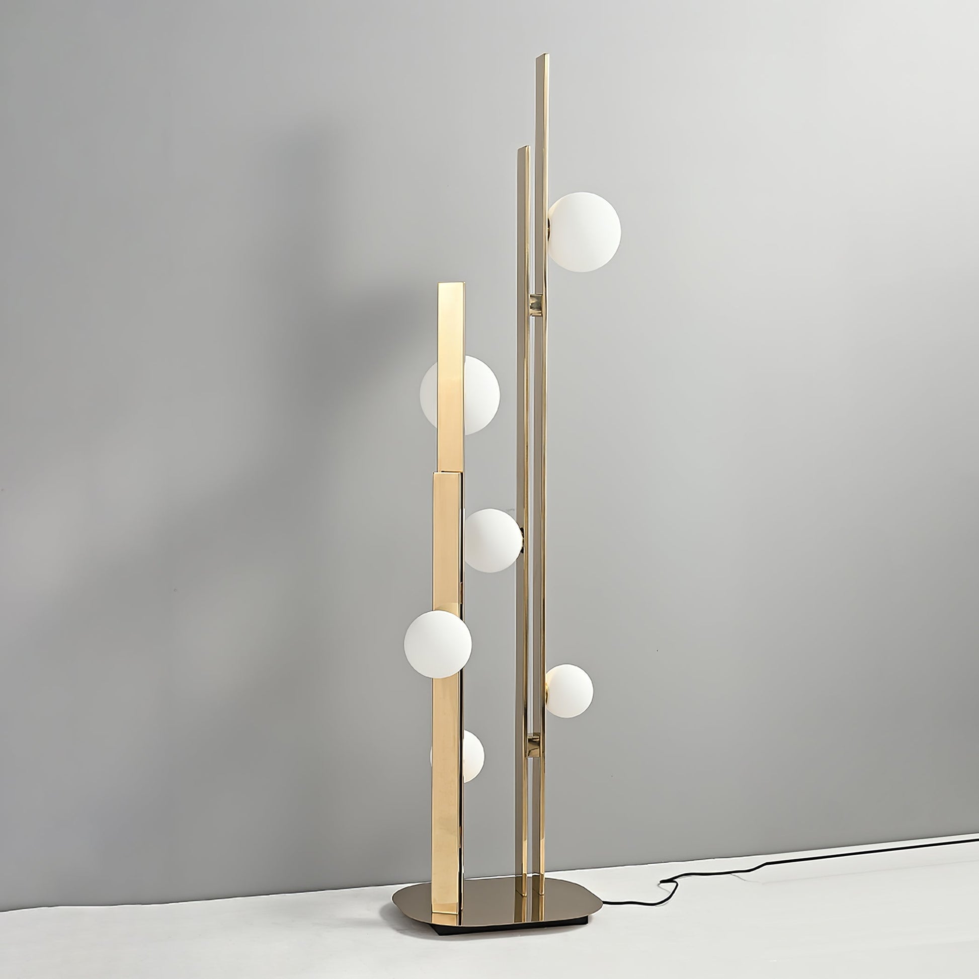 Raven Stainless steel Floor Lamp-Neutral Decor