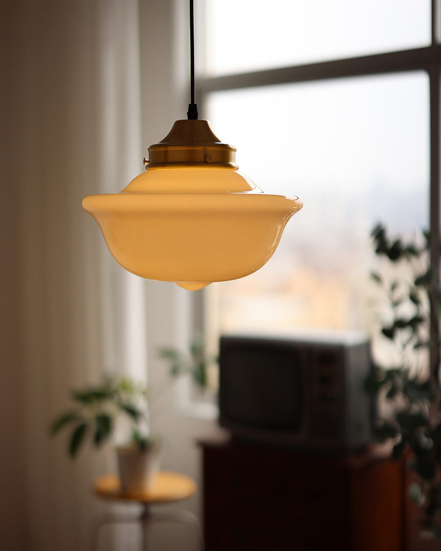 View from underneath the Pathson Pendant Light.