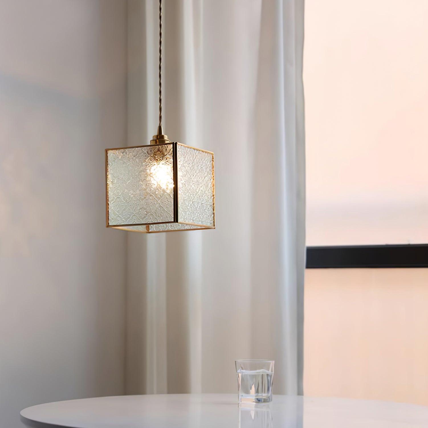 Arvane Brass & Glass Elegant Pendant Lamp-Neutral Decor