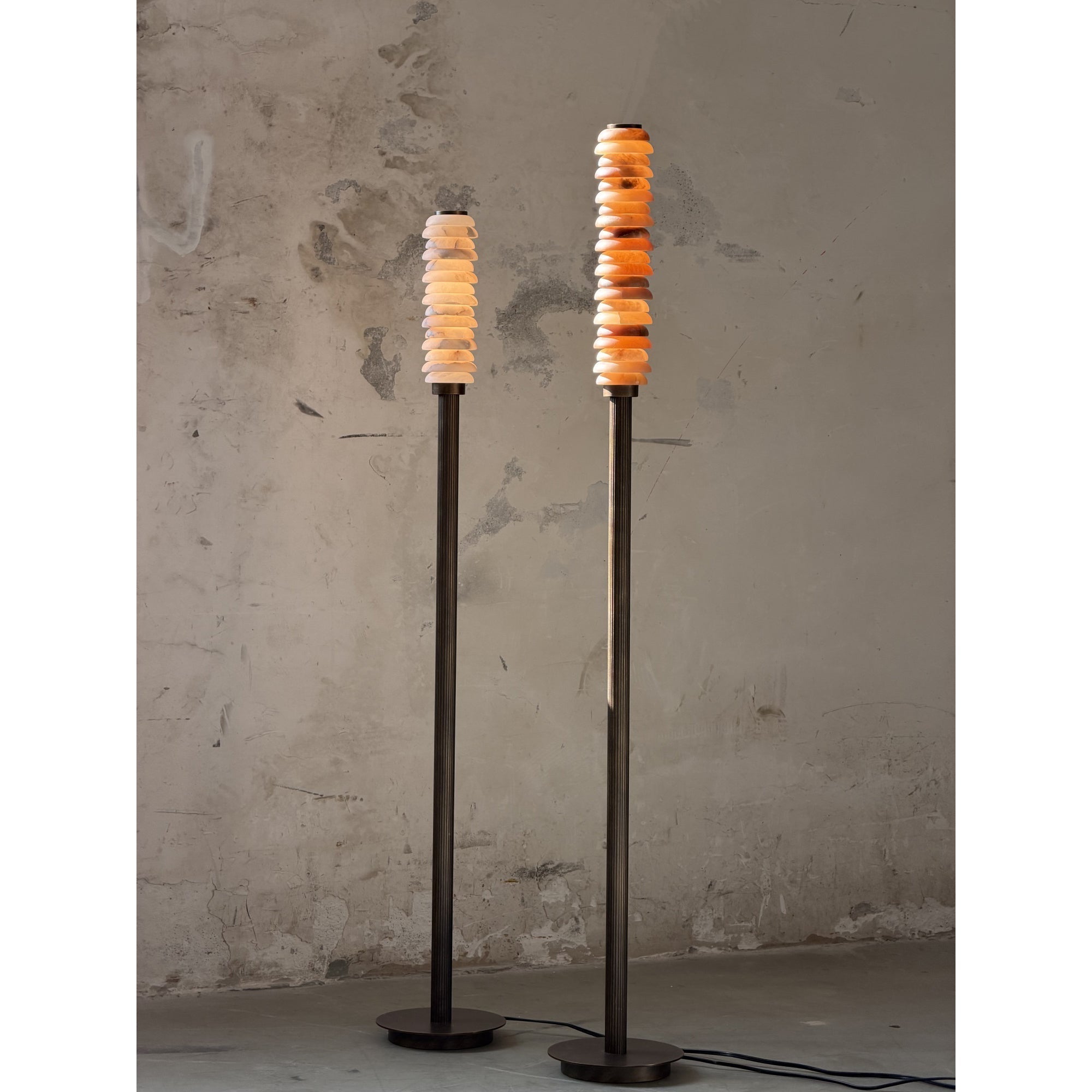 The shorter size option of the Payson Floor Lamp.