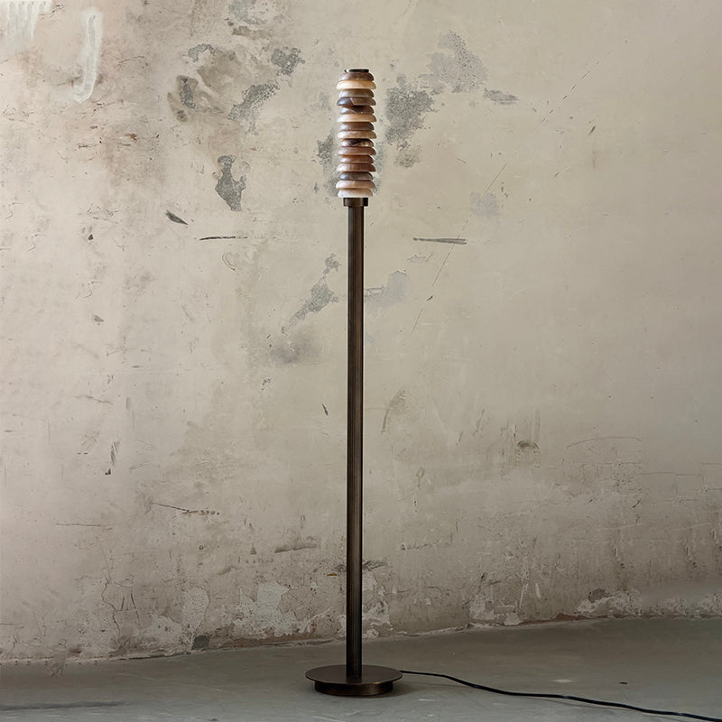 Solvian Alabaster Floor Lamp