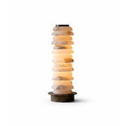 Payson Alabaster Table Lamp in a minimalist setting.