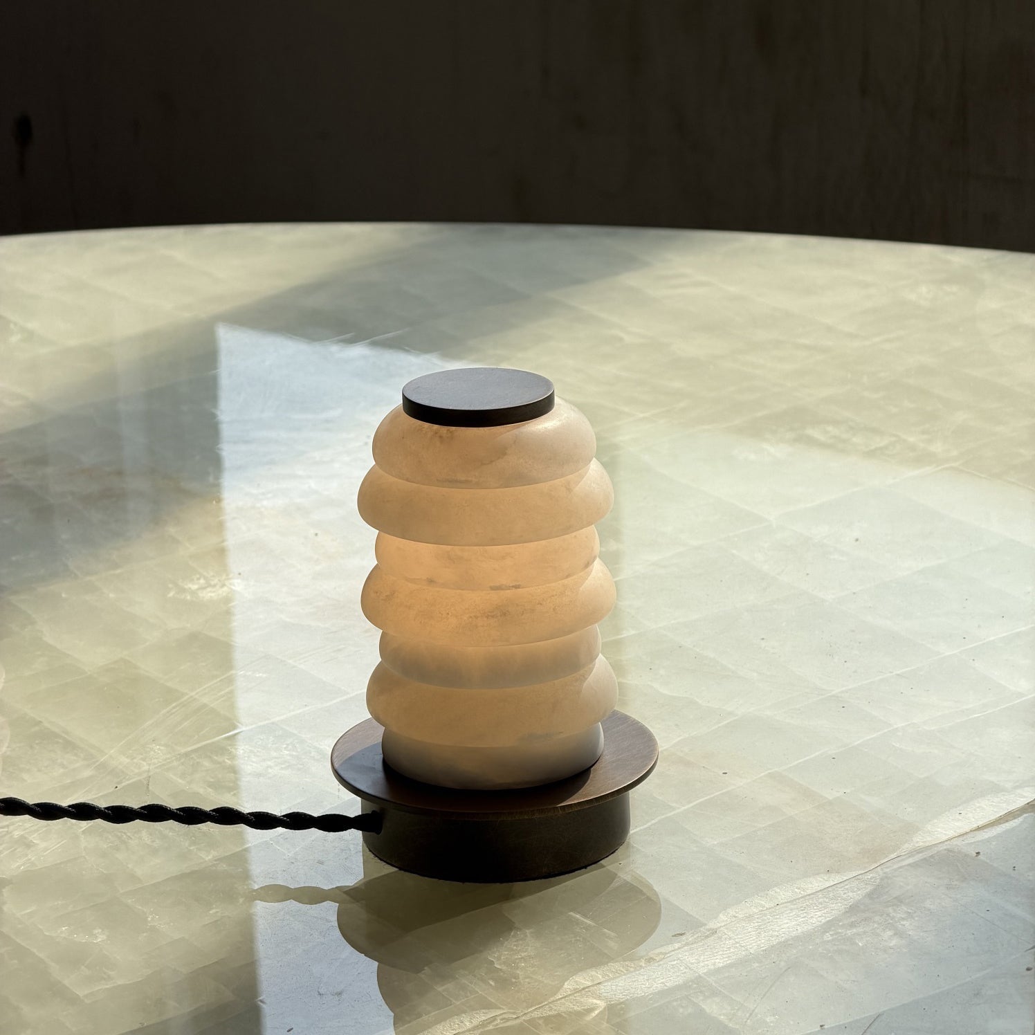 A comparison of the three available sizes of the Payson lamp.