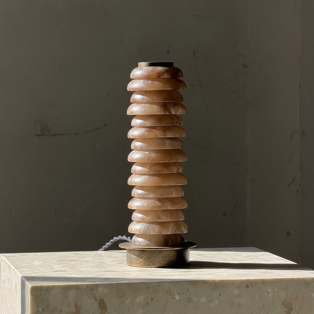 Solven Alabaster Table Lamp