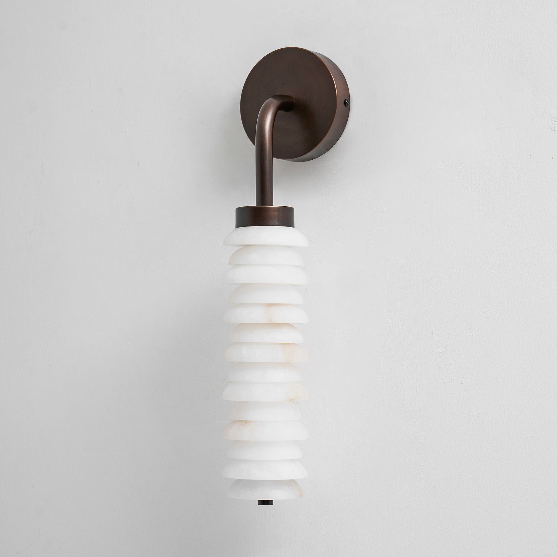 Helix Alabaster Wall Lamp-Neutral Decor
