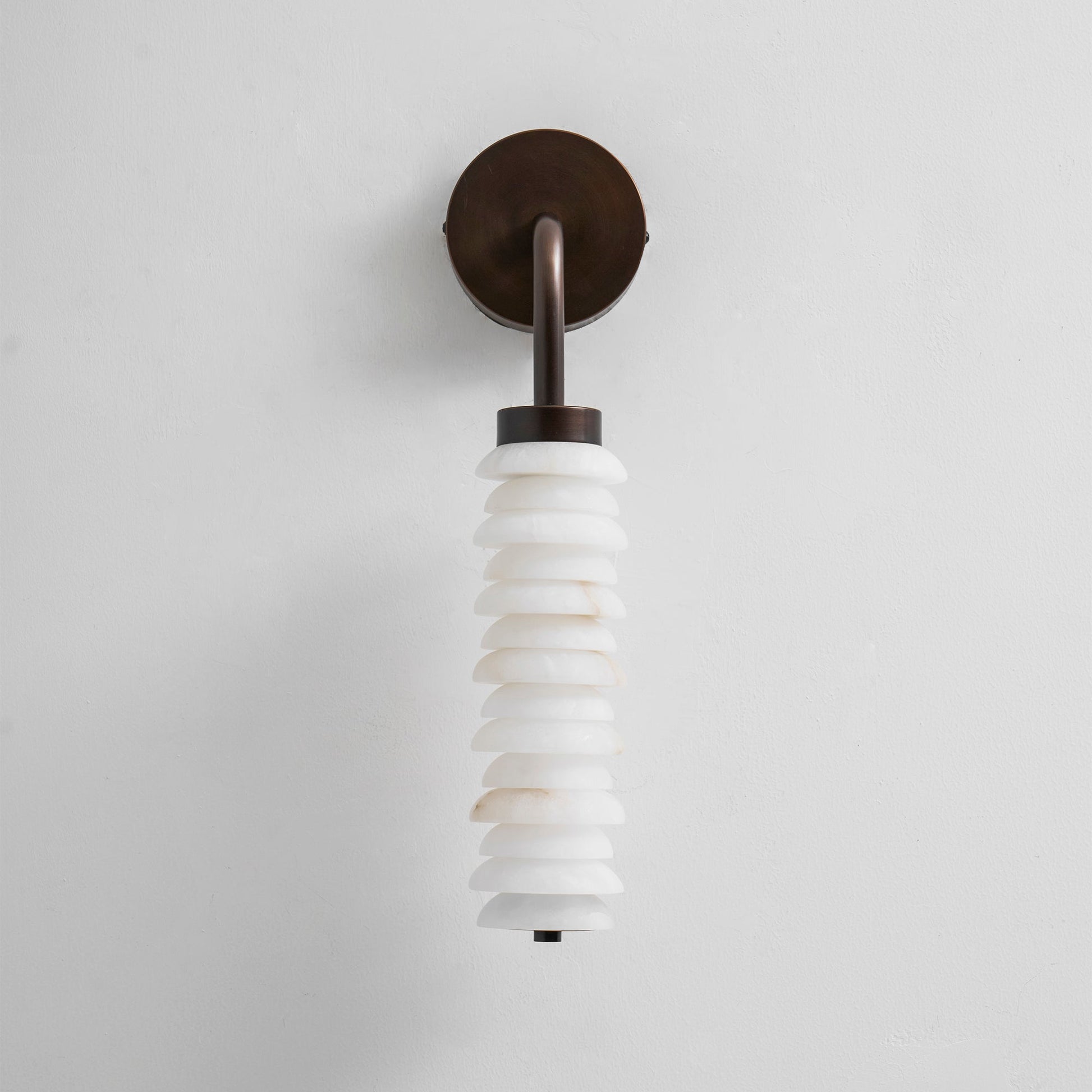 Helix Alabaster Wall Lamp-Neutral Decor