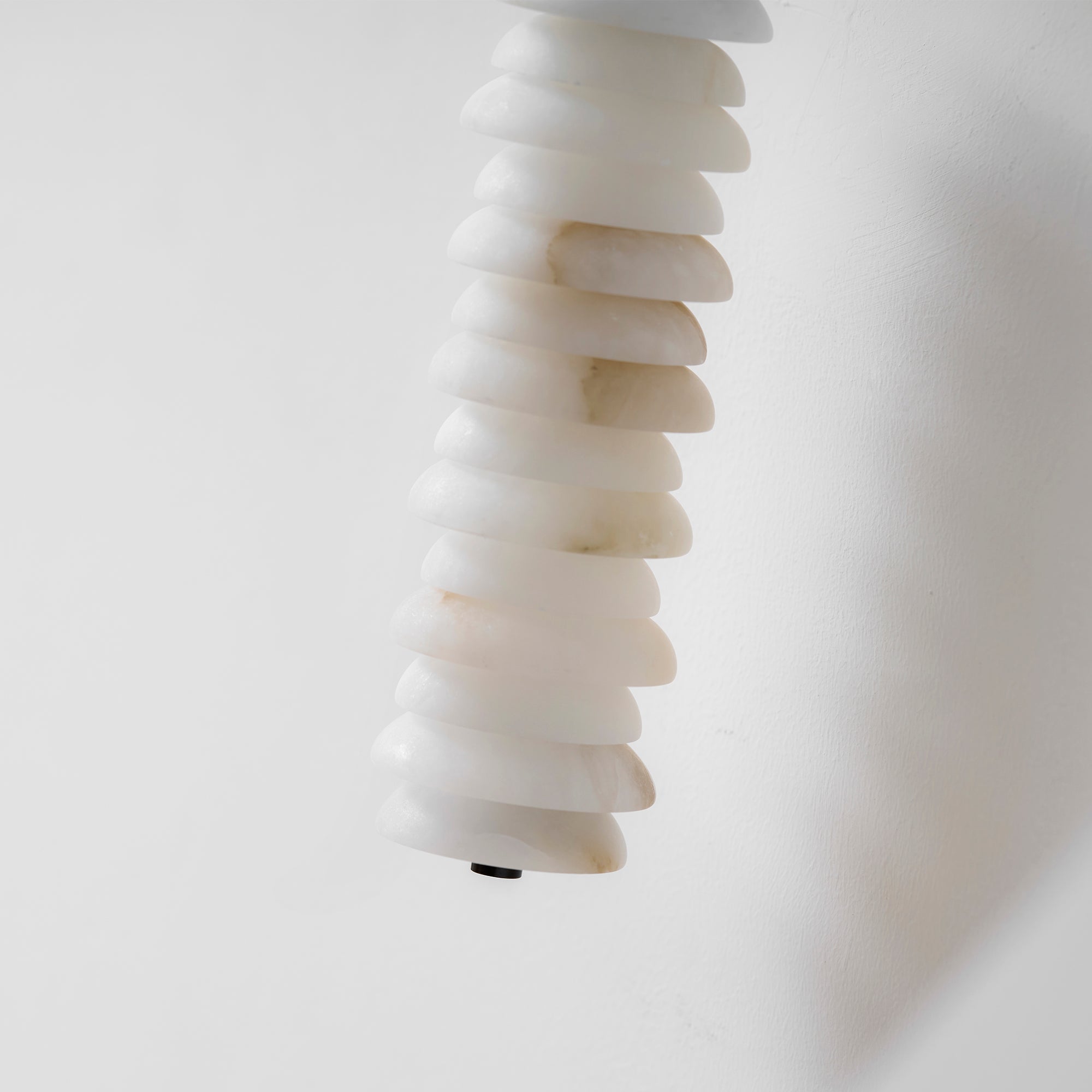 Back view showing the mounting plate of the Payson sconce.