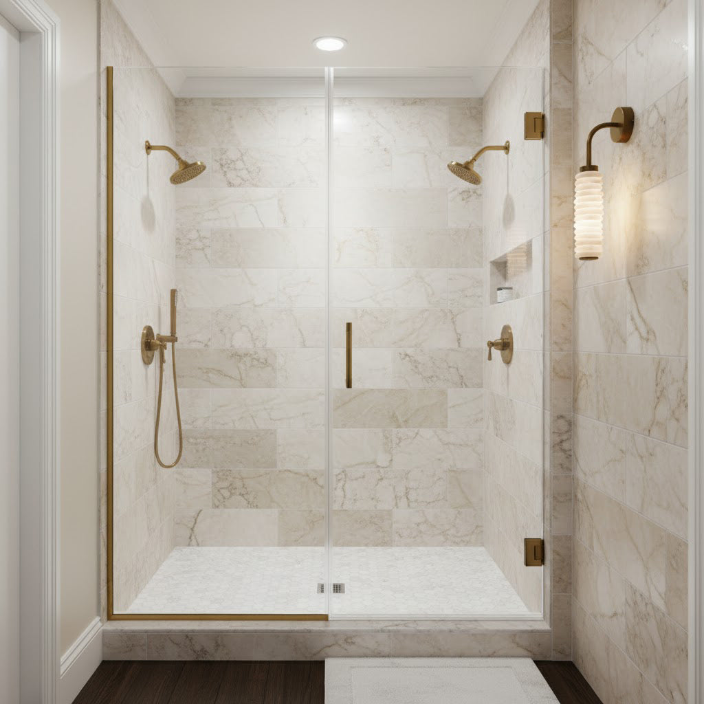 The white Payson wall sconce illuminated against a neutral wall.