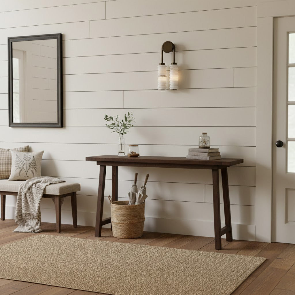 Lifestyle image featuring the Payson lamp in a contemporary home.