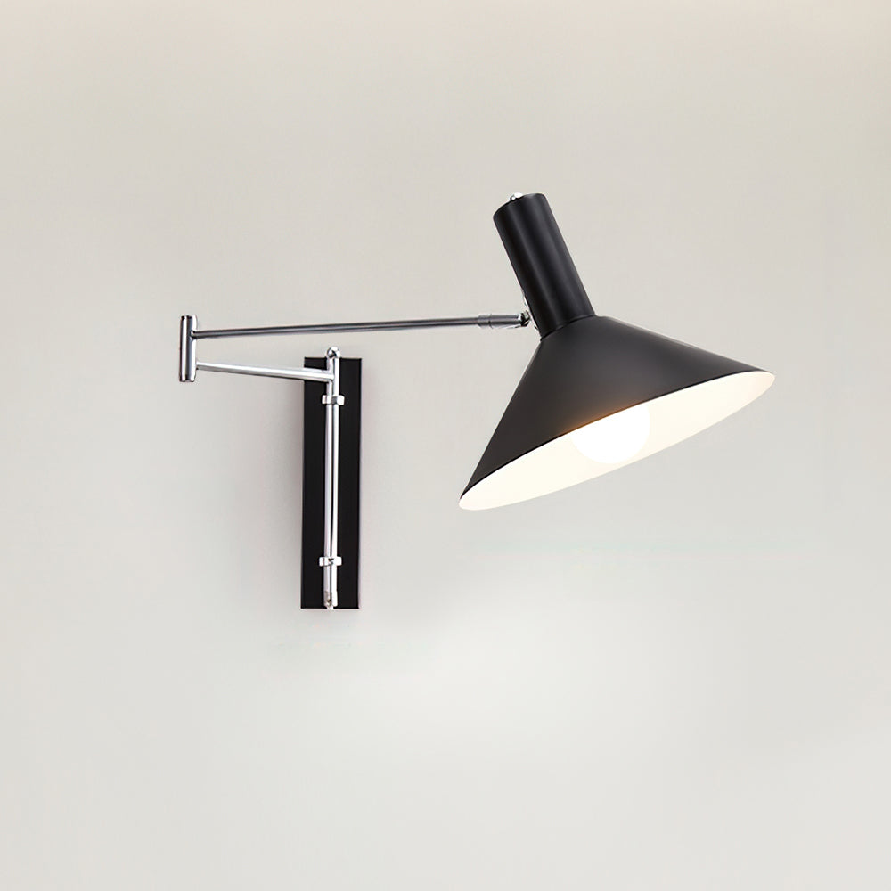 Peak Wall Lamp Adjustable Arm Red Reading-Neutral Decor