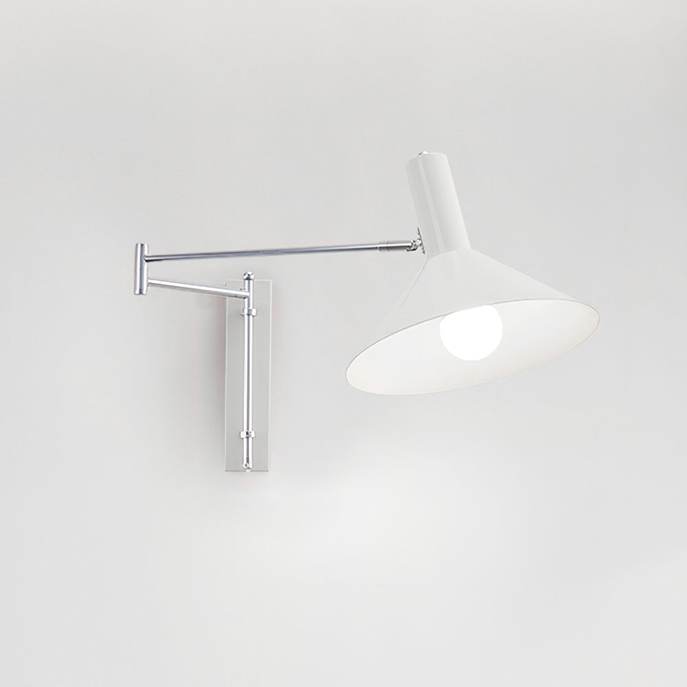 Peak Wall Lamp Adjustable Arm Red Reading-Neutral Decor