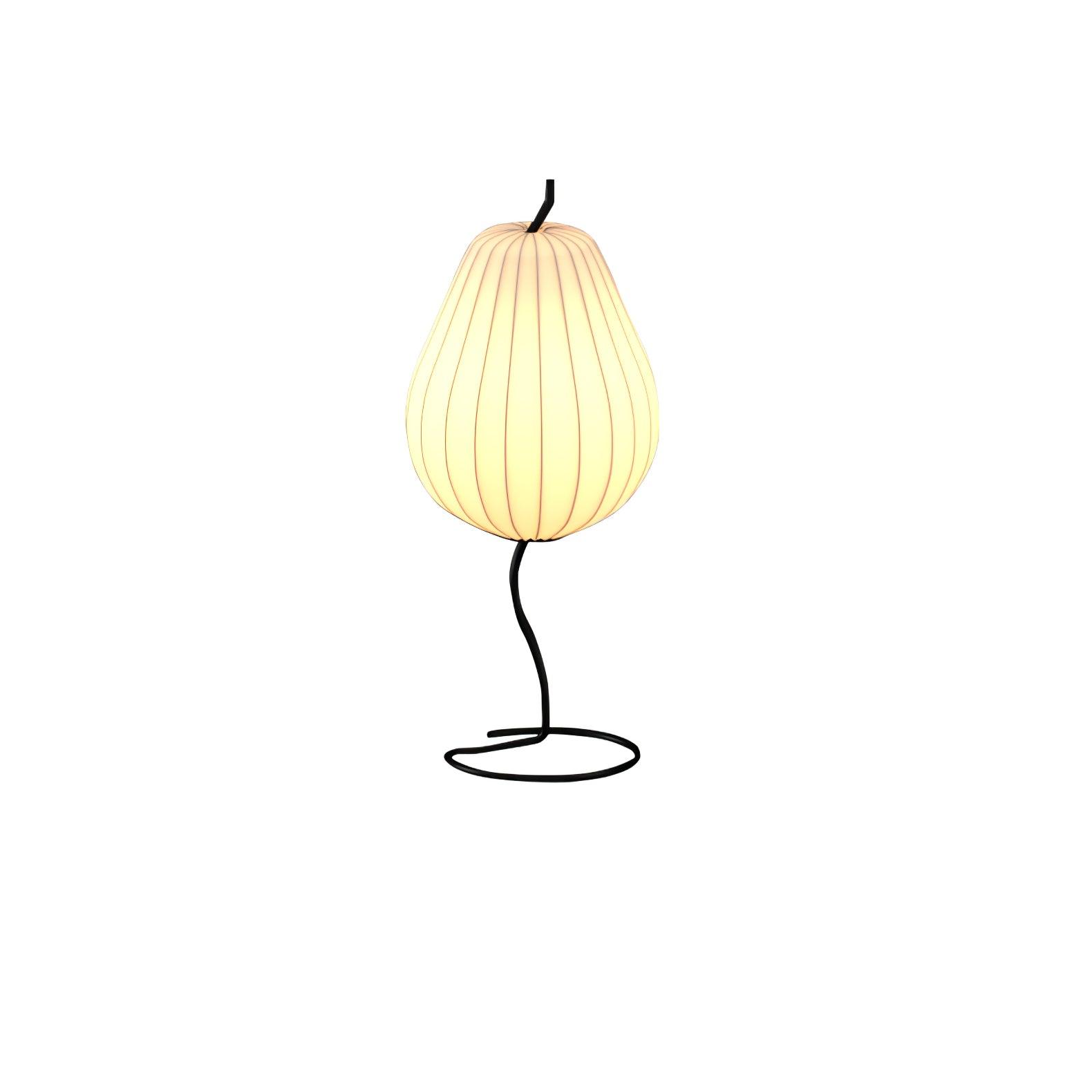 Phel Minimalist Pear Floor Lamp-Neutral Decor