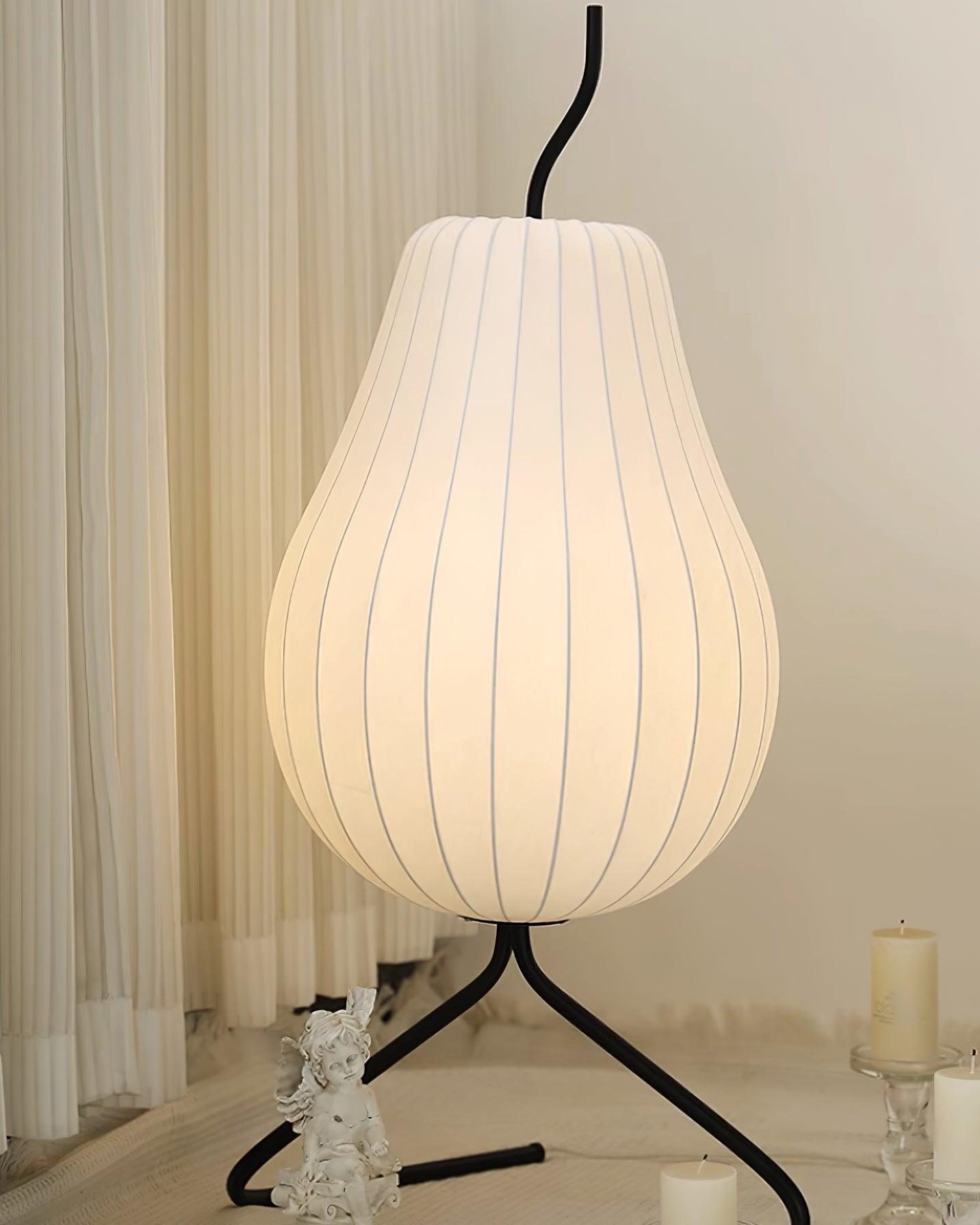 Phel Minimalist Pear Floor Lamp-Neutral Decor