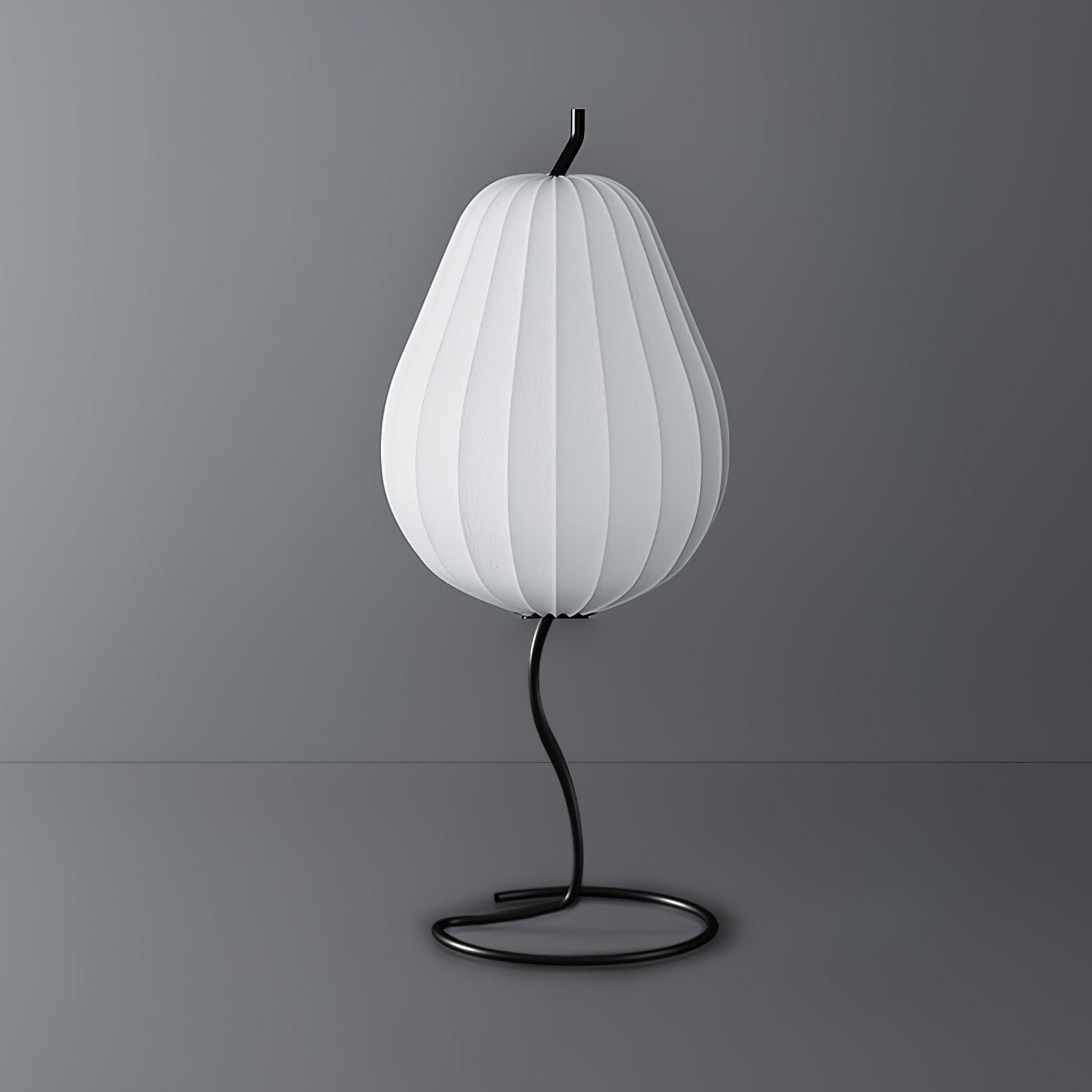 Phel Minimalist Pear Floor Lamp-Neutral Decor