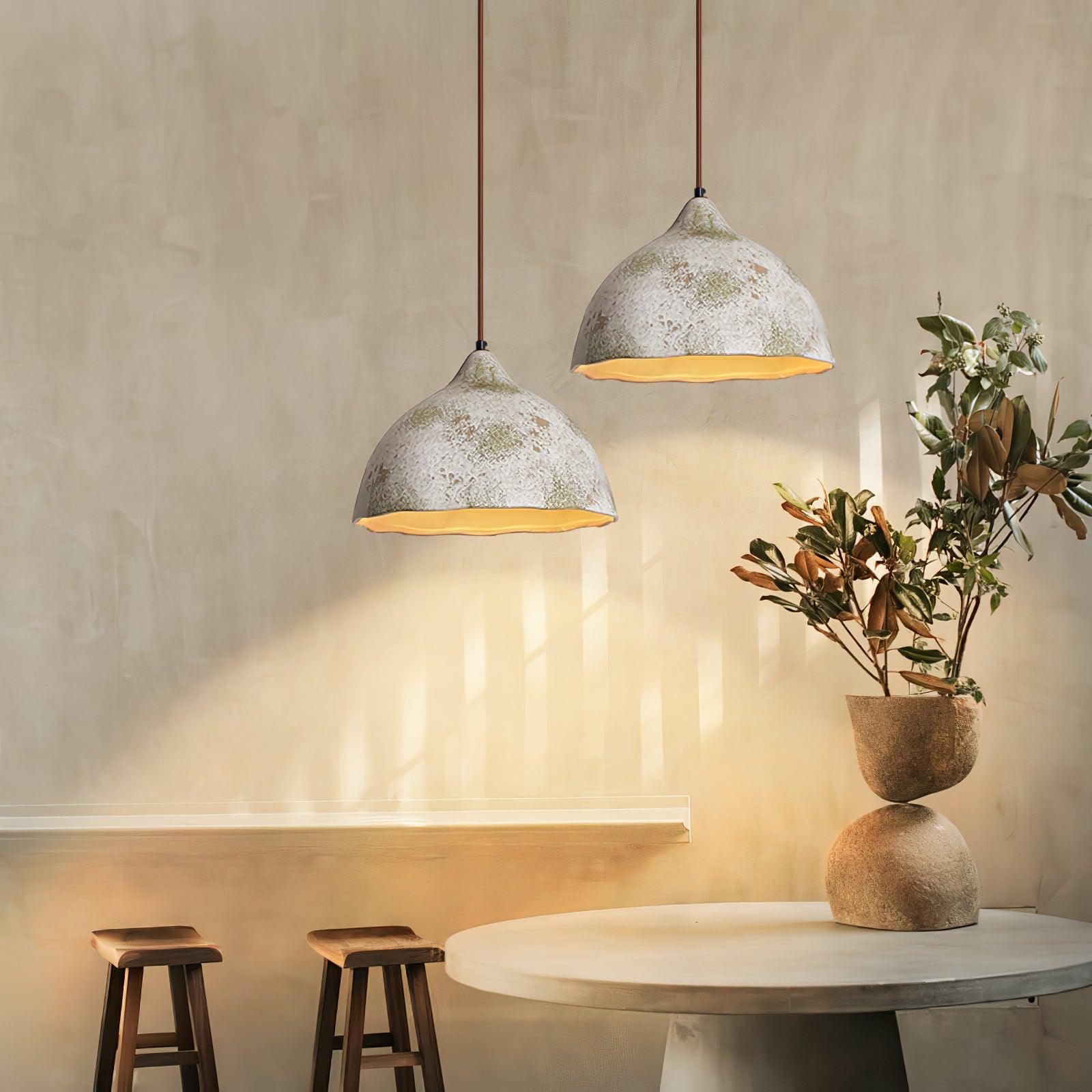 Moss Minimalist Wood Pendant Light-Neutral Decor
