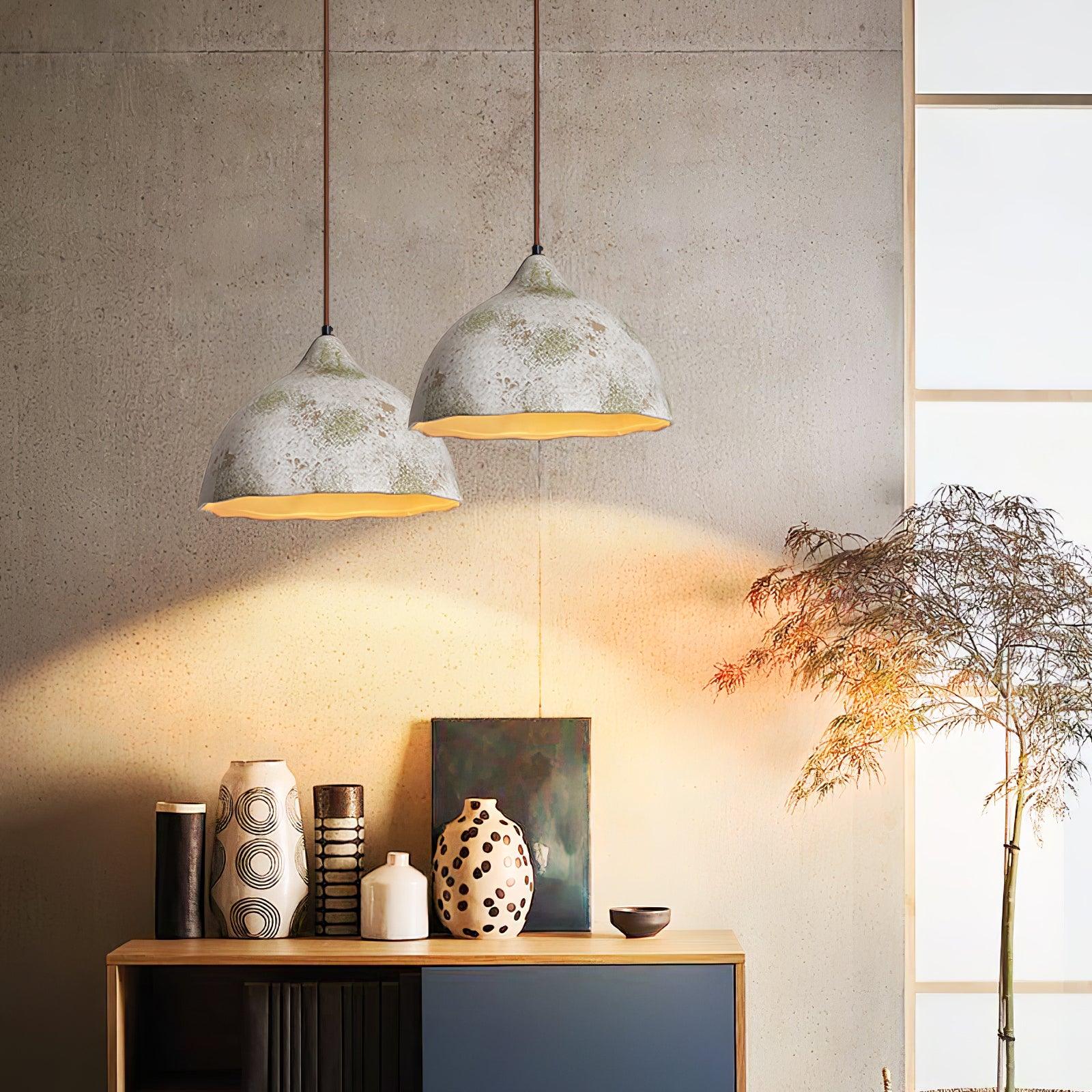 Moss Minimalist Wood Pendant Light-Neutral Decor
