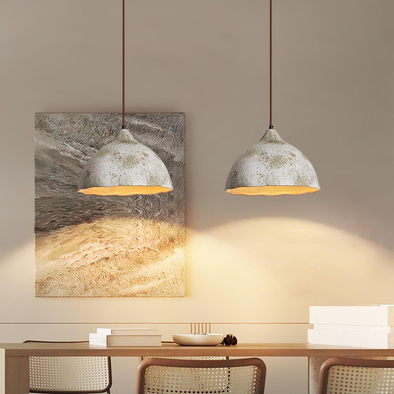 Moss Minimalist Wood Pendant Light-Neutral Decor