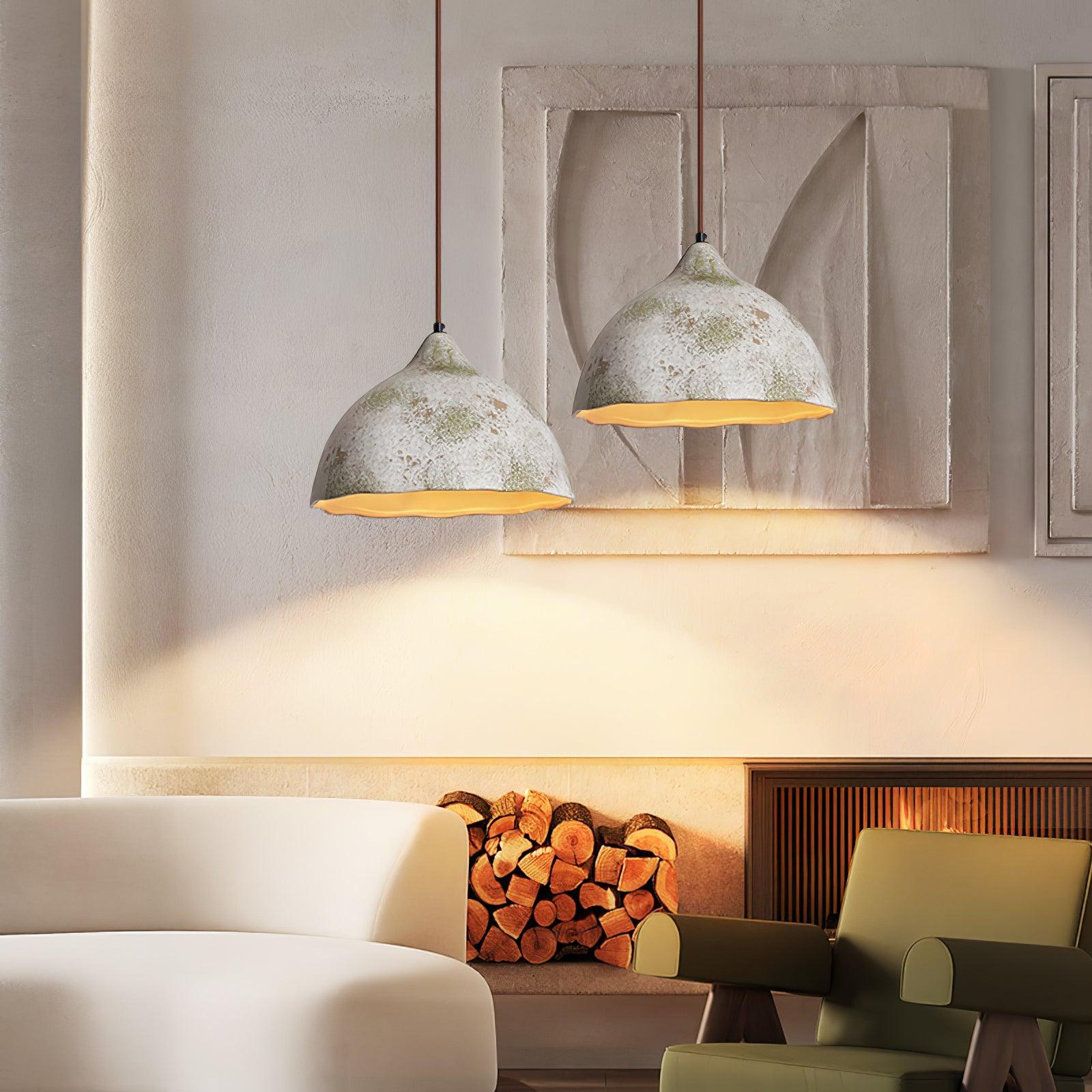 Moss Minimalist Wood Pendant Light-Neutral Decor