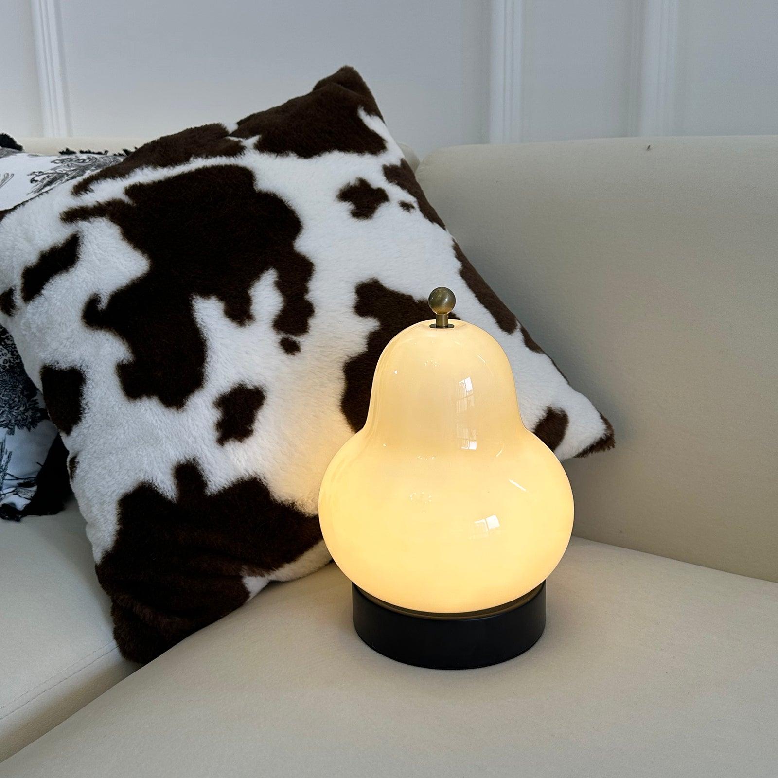 Lumaic Glass Whimsical Table Lamp-Neutral Decor
