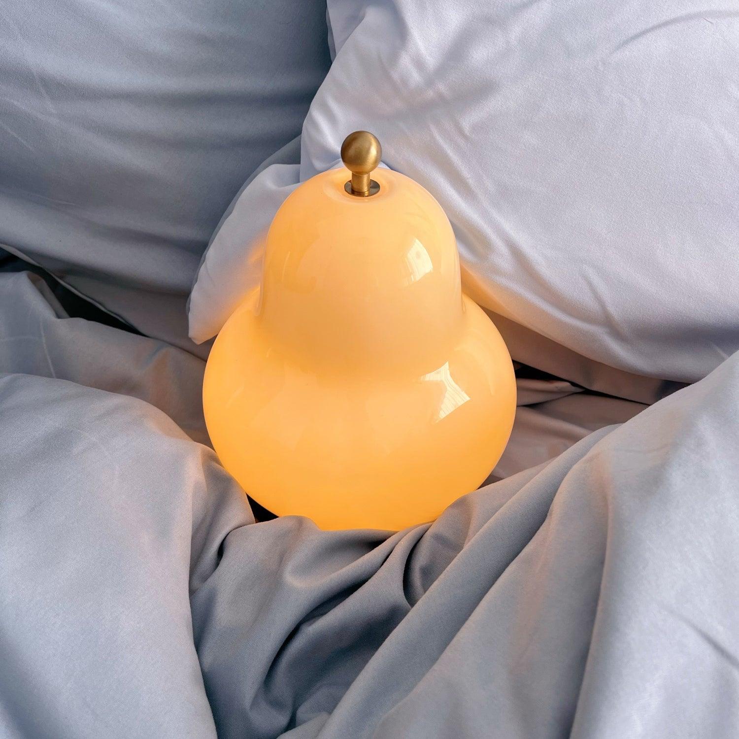 Lumaic Glass Whimsical Table Lamp-Neutral Decor