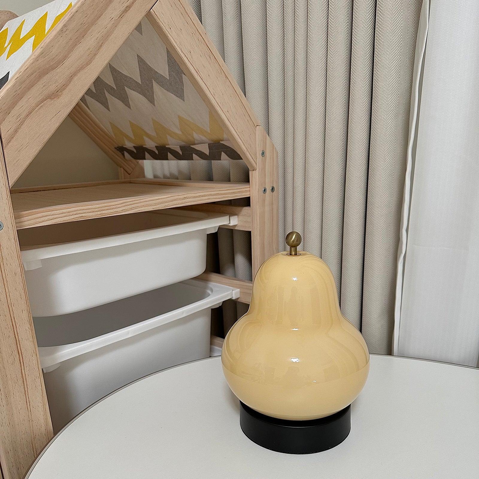Lumaic Glass Whimsical Table Lamp-Neutral Decor
