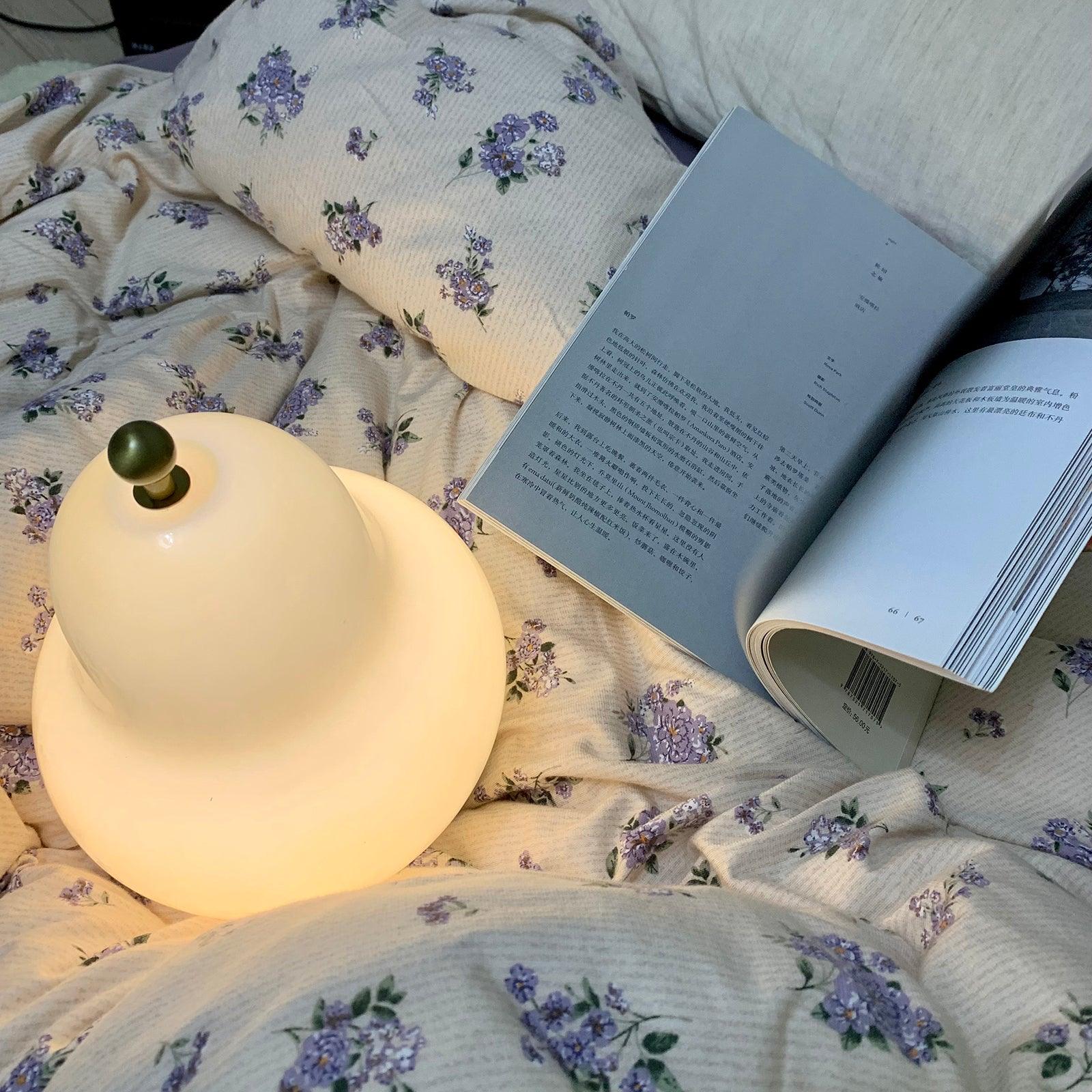 Lumaic Glass Whimsical Table Lamp-Neutral Decor