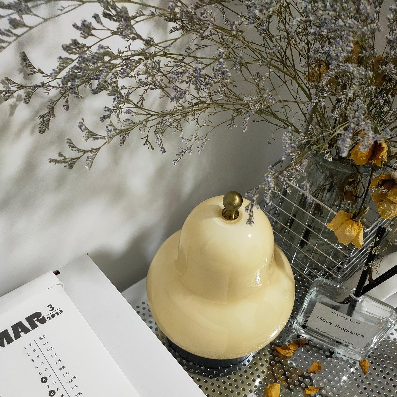 Lumaic Glass Whimsical Table Lamp-Neutral Decor