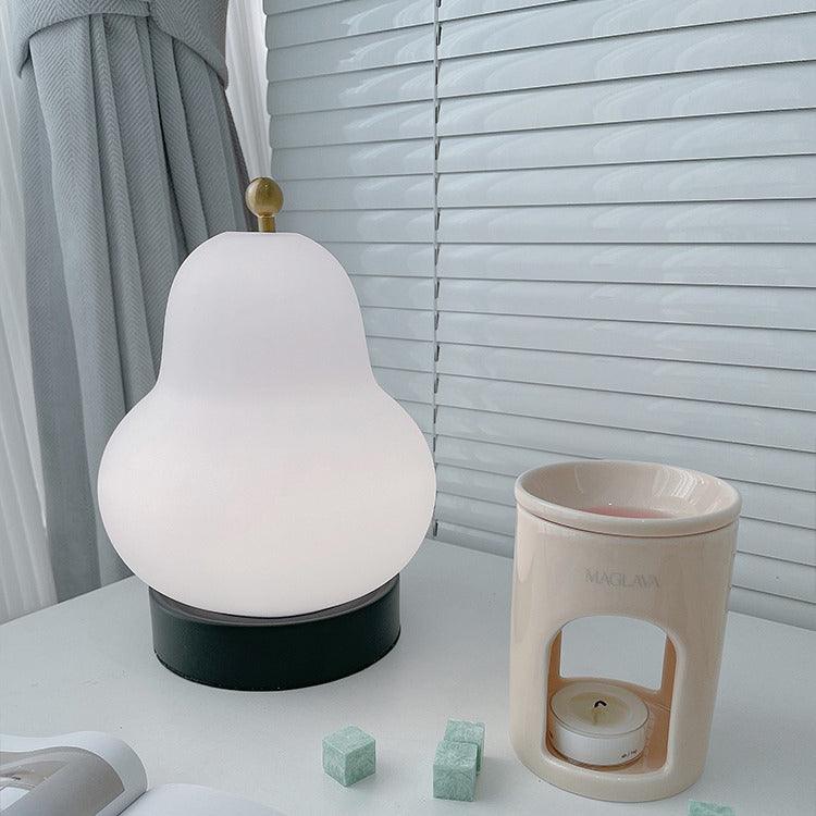 Lumaic Glass Whimsical Table Lamp-Neutral Decor