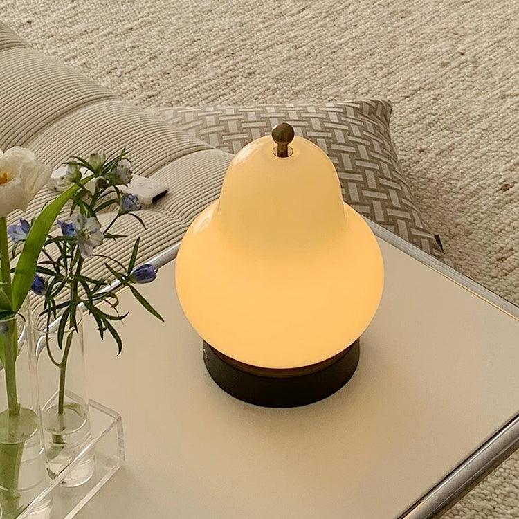 Lumaic Glass Whimsical Table Lamp-Neutral Decor