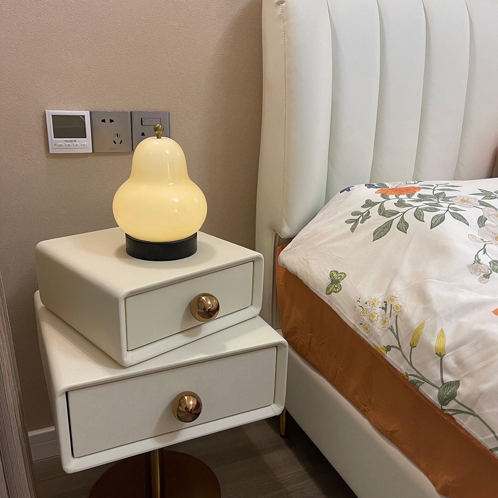 Lumaic Glass Whimsical Table Lamp-Neutral Decor