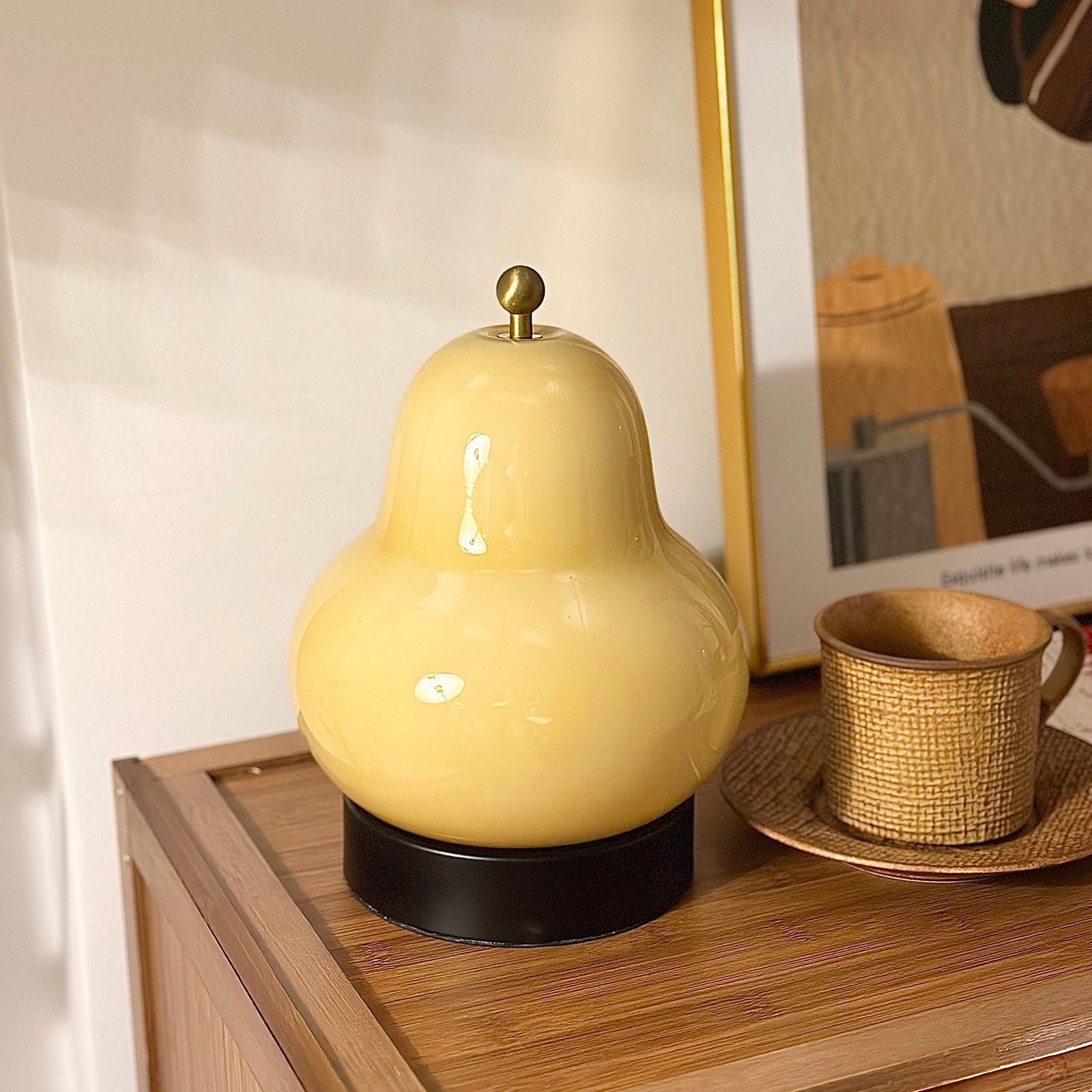 Lumaic Glass Whimsical Table Lamp-Neutral Decor