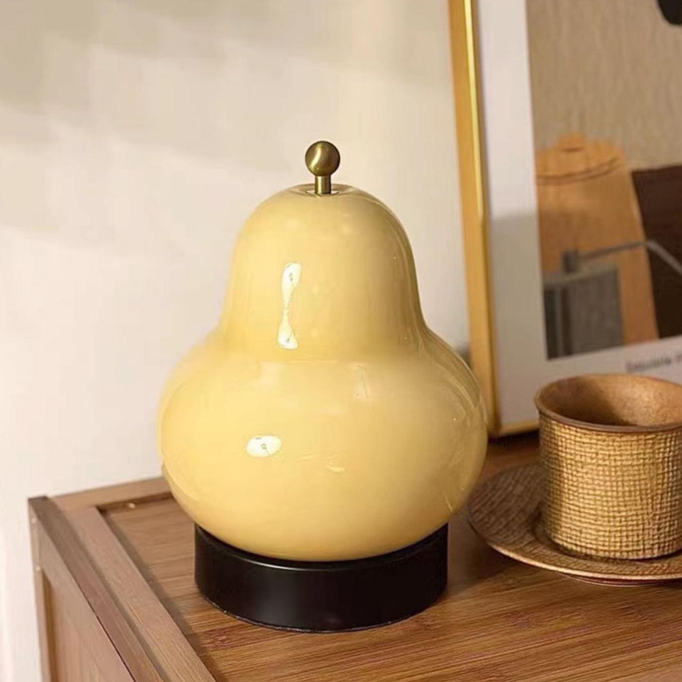 Lumaic Glass Whimsical Table Lamp-Neutral Decor