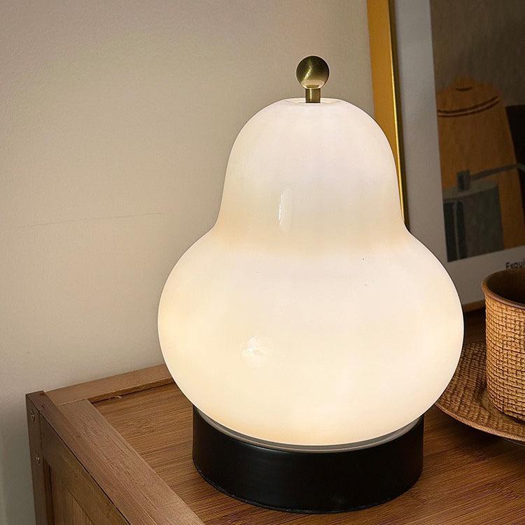 Lumaic Glass Whimsical Table Lamp-Neutral Decor